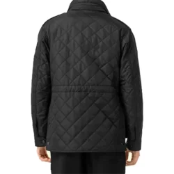 Burberry Black Quilted Jacket Mens