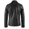 Black Leather Men's Four Pocket Jacket