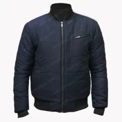 blue bomber quilted jacket Mens