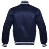 Navy Blue Varsity Jacket For Mens