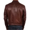 Brown Sheepskin Leather Jacket For Mens