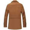 Mens Brown Wool Winter Coat