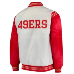 49ers Starter Red and White Jacket
