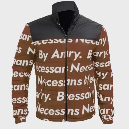 Brown By Any Means Necessary Jacket For Unisex