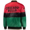 Starter Chicago Bulls New York Bomber Varsity Satin Jacket