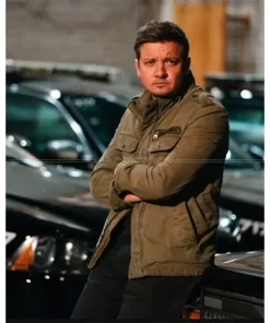 Mike McLusky Mayor Of Kingstown S02 Jeremy Renner Brown Jacket