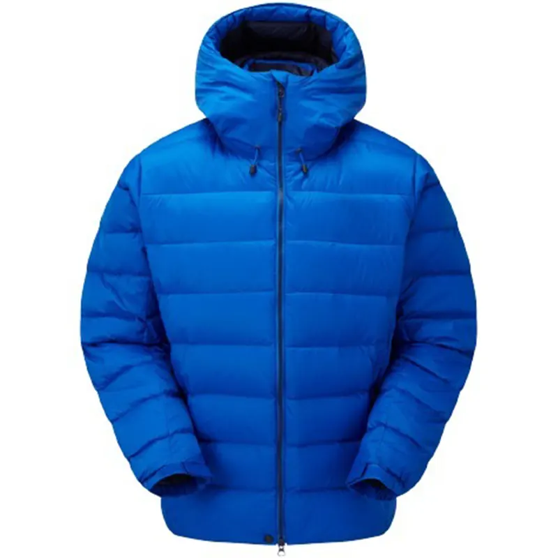 Mens Blue Puffer Jacket | Casual Blue Puffer Hooded Jacket