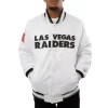 NFL Raiders A Stars White Jacket
