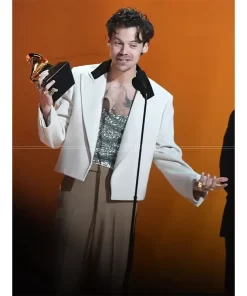 Harry Styles Grammys 2023 White Blazer