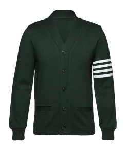 Green Cardigan Sweater
