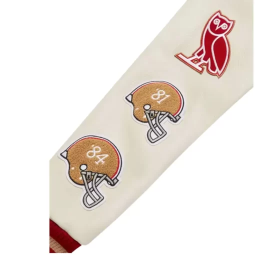 Ovo Red Varsity Jacket