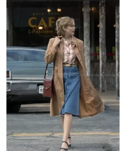 Love and Death 2023 Elizabeth Olsen Coat