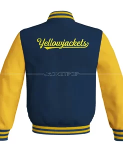 Yellowjackets Letterman Blue Jacket