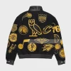Nba 2023 Black and Golden Jacket
