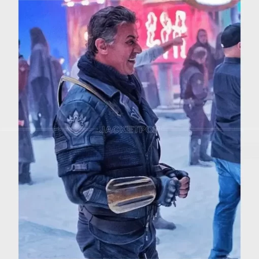 Sylvester Stallone Guardians of The Galaxy 3 Stakar Ogord Leather Jacket