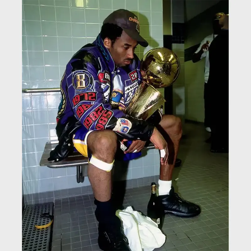 Kobe Bryant 20 Years Black Jacket