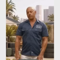 Fast X 2023 Vin Diesel Toretto Blue T-Shirt