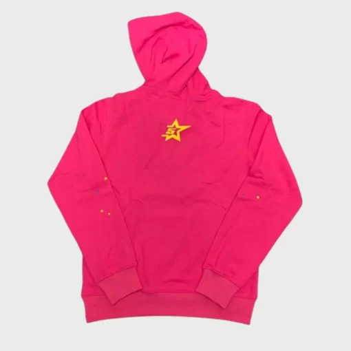 Sp5der Pink Hoodie For Unisex Jacketpop 6546