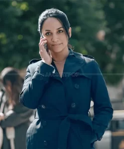 Hijack 2023 Archie Panjabi Coat