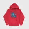 Blue Souls Red Hoodie For Unisex
