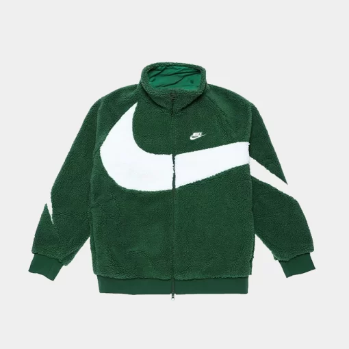 Nike Big Swoosh Reversible Boa Jacket - Jacketpop