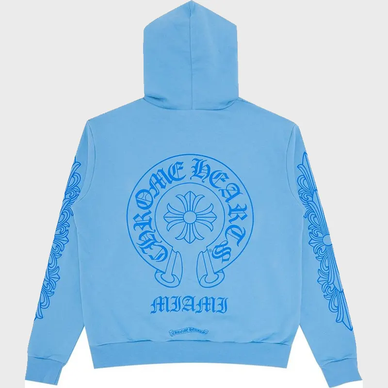 Chrome Hearts Hoodie Blue - Jacketpop