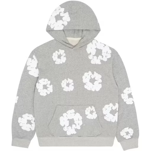Denim Tears Grey Pullover Hoodie