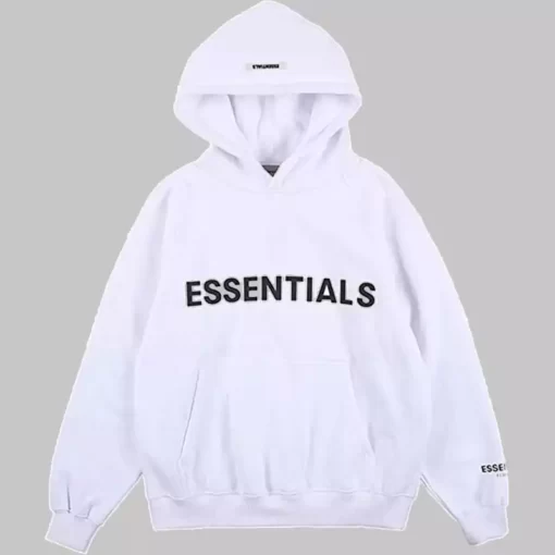 essential white hoodie - jacketpop