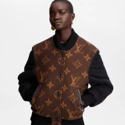 Thegenuineleather Mens Louis Vuitton Varsity Jacket 