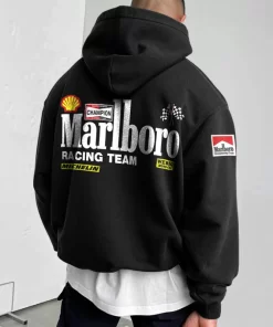 Marlboro Racing Black Pullover Hoodie