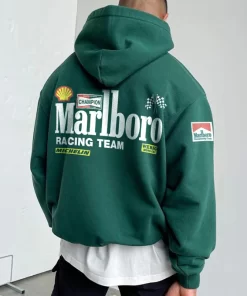 Marlboro Racing Green Pullover Hoodie