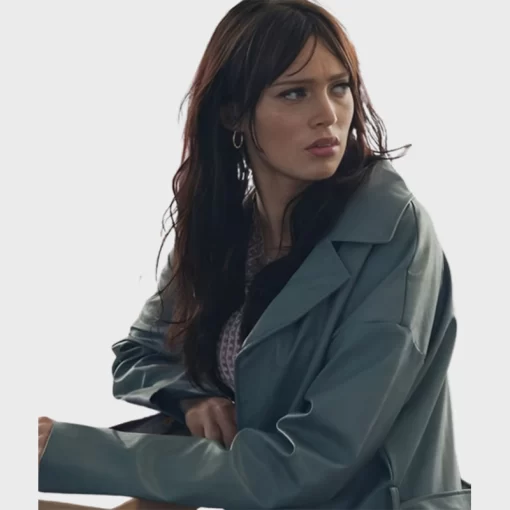Alison Everything Now 2023 Niamh McCormack Leather Trench Coat