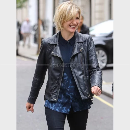 Jodie Whittaker Leather Jacket | Jacketpop