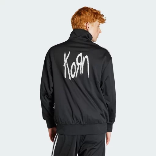 KoRn x Adidas Black Track Jacket | KoRn x Adidas Jacket