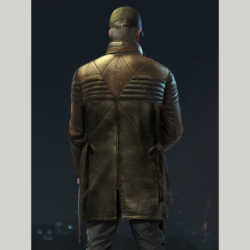 Aiden Pearce Watch Dogs 2 Video Game Leather Trench Coat