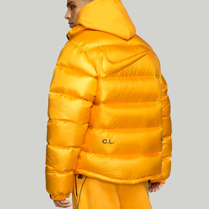 Nike yellow puffer clearance jacket