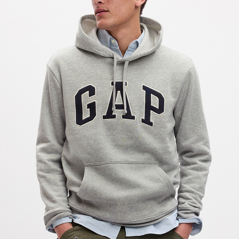Trendy Gap Arch Logo Hoodie - Jacketpop