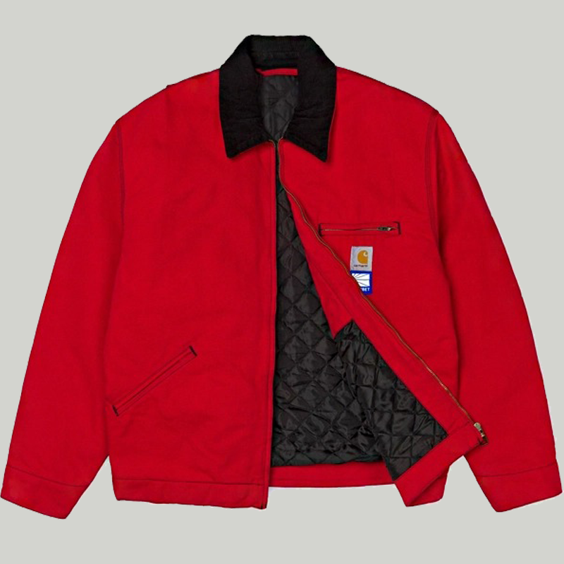 PACCBET X Carhartt Detroit Jacket | Red Carhartt Jacket