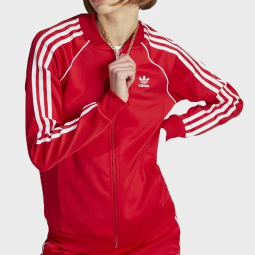 Super Bowl Blake Lively Adidas Track Jacket