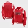 Super Bowl LVIII Erin Andrews Chiefs Bomber Jacket