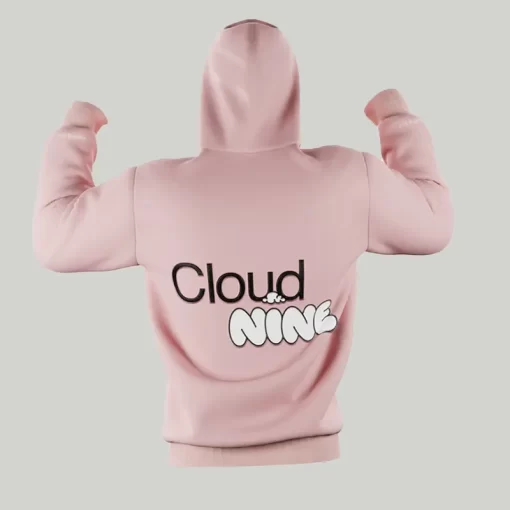 Pink Cloud Nine Fleece Hoodie