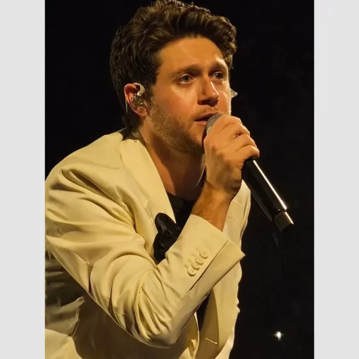 TSLOT Munich Niall Horan White Suit