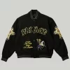 Palace Saints Varsity Jacket Black