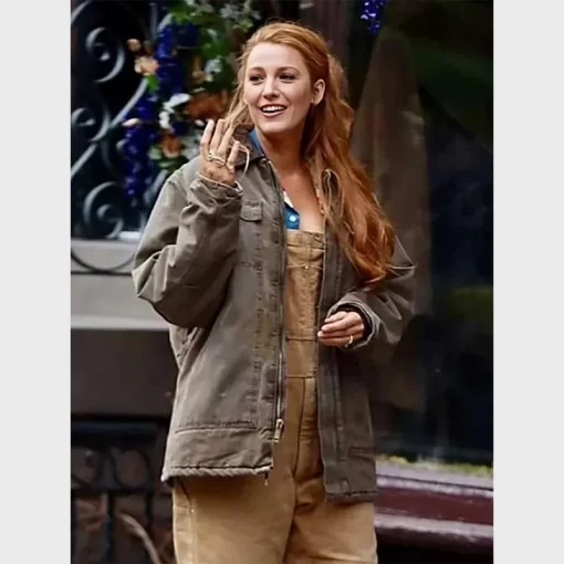 It Ends With Us Blake Lively Grey Carhartt Jacket
