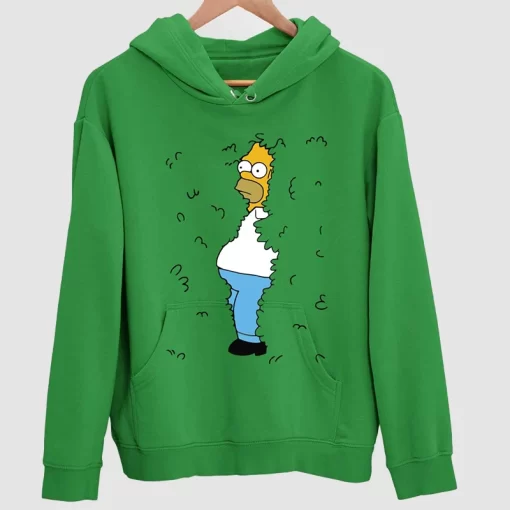 Homer Bush Hoodie | Homer Bush Green Pullover Hoodie