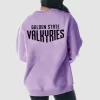 Violet Golden State Valkyries Dye Crew Sweatshirt