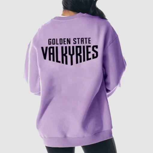 Violet Golden State Valkyries Dye Crew Sweatshirt