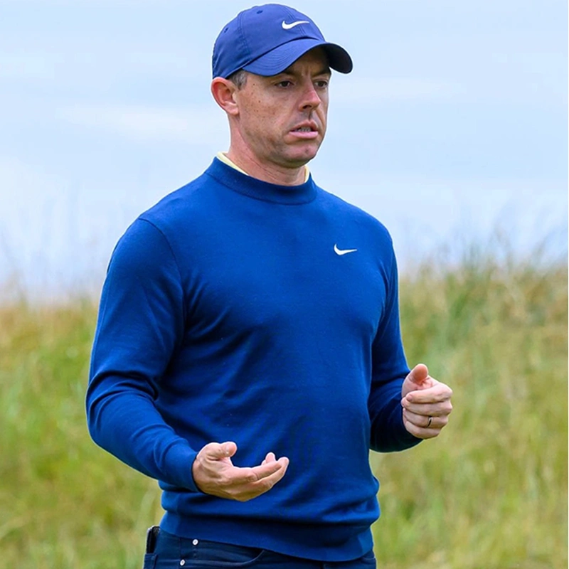 rory mcilroy blue nike shirt