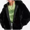 Sharleen Clarke TV Series Supacell 2024 Rayxia Ojo Black Fur Hooded Jacket