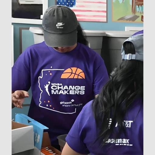 WNBA Changemaker Day Purple T-Shirt